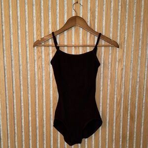 Women’s black leotard